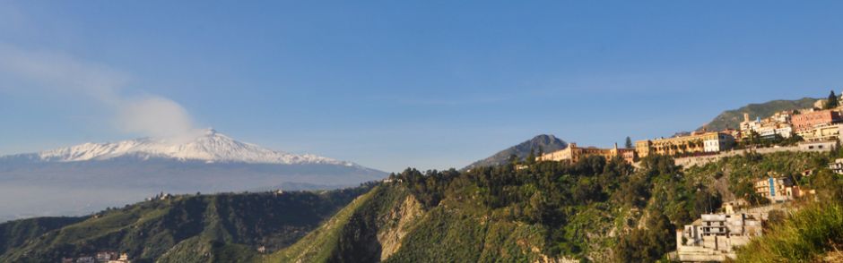 Etna seen from Taormina